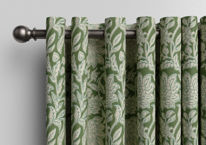 Land & Shore Rowallane, Green - Made to Measure Curtains - Image 12